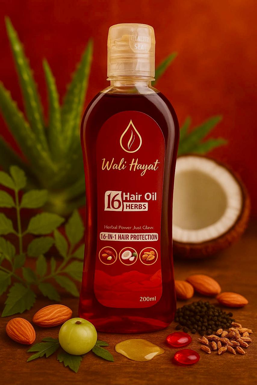 Advanced 16-Herb Formula for Hair Fall Control