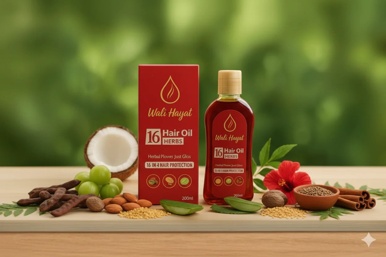wali Hayat hair oil