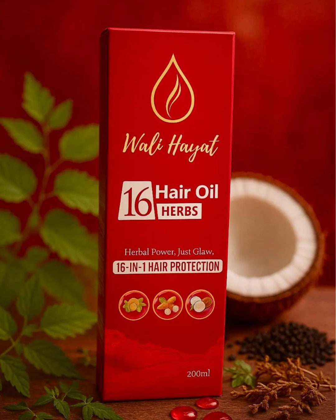 Advanced 16-Herb Formula for Hair Fall Control